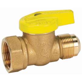 Homewerks 1/2 in. Brass FPT x Flare Gas Ball Valve