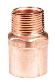 Nibco 1 in. Copper X 3/4 in. D MIP Copper Pipe Adapter 1 pk