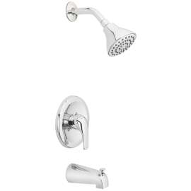 OakBrook 1-Handle Chrome Tub and Shower Faucet