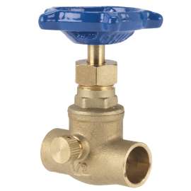 Homewerks 1/2 in. Sweat X 1/2 in. Sweat Brass Stop and Waste Valve