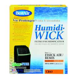 BestAir Humidifier Wick 1 pk For Fits for Essickair, Bemis and Aircare