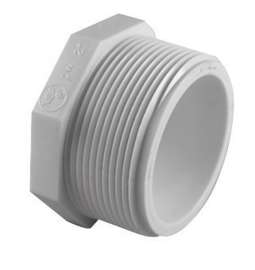 Charlotte Pipe Schedule 40 1 in. MPT X 1 in. D FPT PVC Plug 1 pk