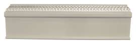 Plastx The Better Baseboard Cover 3 in. H X 2 ft. W 1-Way White ABS Plastic Baseboard Heater Cover