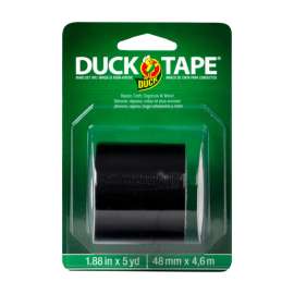 Duck 1.88 in. W X 5 yd L Black Solid Duct Tape