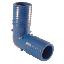 Apollo 1 in. Insert in to X 1 in. D Insert Poly Irrigation 90 Degree Elbow 1 pk