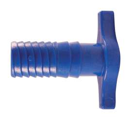 Apollo Blue Twister 1 in. Insert in to X 1 in. D Insert Acetal Plug 1 pk