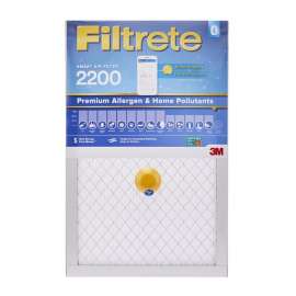 Filtrete 14 in. W X 20 in. H X 1 in. D Fiberglass 13 MERV Pleated Smart Air Filter 1 pk