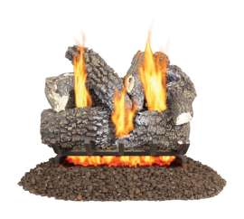 Pleasant Hearth Arlington Ash Fireplace Log Set 45 lb
