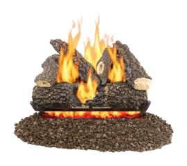 Pleasant Hearth Arlington Ash Fireplace Log Set 56 lb