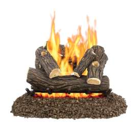 Pleasant Hearth Willow Oak Fireplace Log Set 55 lb