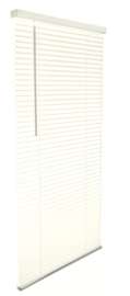 Living Accents Vinyl 1 in. Blinds 35 in. W X 72 in. H Alabaster Cordless