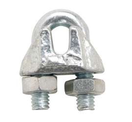 Campbell Electrogalvanized Malleable Iron Wire Rope Clip 7/8 in. L