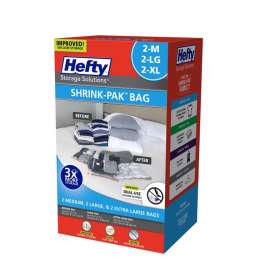 Hefty Shrink-Pak Clear Vacuum Cube Storage Bags