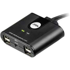 Aten Technologies ATEN 2-Port USB Peripheral Sharing Device, USB, External, 7 USB Port(s), 7 USB 2.0 Port(s)