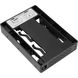 Cremax Icy Dock EZConvert Lite MB882SP-1S-3B Drive Bay Adapter for 3.5" Internal, Black, 1 x Total Bay, 1 x 2.5" Bay, Acrylonitrile Butadiene Styrene (ABS)