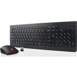 Lenovo Essential Wireless Keyboard and Mouse Combo, French Canadian 058, USB Wireless RF, French (Canada), USB Wireless RF