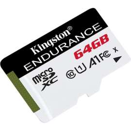 Kingston Mobile Kingston High Endurance SDCE 64 GB Class 10/UHS-I (U1) microSDXC - 1 Pack - 95 MB/s Read - 30 MB/s Write - 2 Year Warranty
