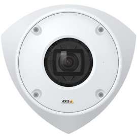 Axis Communications AXIS Q9216-SLV 4 Megapixel HD Network Camera - Dome - TAA Compliant - 49.21 ft Night Vision - H.264, H.265, H.264 (MPEG-4 Part 10/AVC), H.265 (MPEG-H Part 2/HEVC), MJPEG - 2304 x 1728 Fixed Lens - RGB CMOS - Conduit Mount, Corner