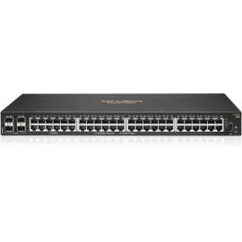 HPE Aruba 6000 48G 4SFP Switch - 48 Ports - Manageable - Gigabit Ethernet - 10/100/1000Base-T, 1000Base-X - 3 Layer Supported - Modular - 4 SFP Slots - 44.20 W Power Consumption - Optical Fiber, Twisted Pair - 1U High - Rack-mountable, Cabinet Mount
