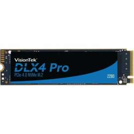 VisionTek DLX4 Pro 4 TB Solid State Drive - M.2 2280 Internal - PCI Express NVMe (PCI Express NVMe 4.0 x4) - Desktop PC Device Supported - 2000 TB TBW - 7415 MB/s Maximum Read Transfer Rate - 5 Year Warranty