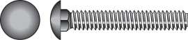Hillman 5/16 in. X 3 in. L Stainless Steel Carriage Bolt 25 pk