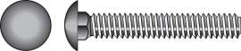 Hillman 5/16 in. X 4 in. L Stainless Steel Carriage Bolt 25 pk