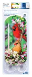 Taylor Bird Design Tube Thermometer Plastic Multicolored 8 in.