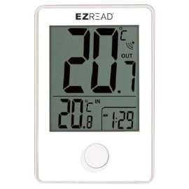 Headwind EZRead Clock/Thermometer Polyresin White