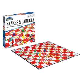 Playmaker Toys Classic Games Snakes & Ladders Multicolored