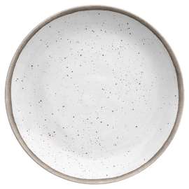Tarhong Gray/White Melamine Kiln Salad Plate 1 each