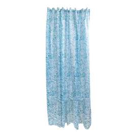 Sttelli Dandelion 72 in. H X 72 in. W Teal Shower Curtain Polyester