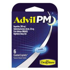 Advil PM Pain Reliever/Nightime Sleep Aid 6 ct