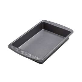 Lifetime Brands Chicago Metallic Everyday 9.8 in. W X 15.9 in. L Cake Pan Gray 1 pc