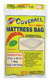 Warp's Queen/Full Size Clear Storage Bag