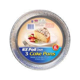 Hefty EZ Foil 8-1/2 in. W X 8-1/2 in. L Cake Pan 3 pc