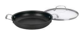 Cuisinart Chef's Classic Stainless Steel Saute Pan 12 in. Black