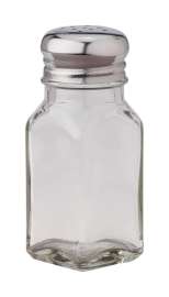 Harold Import Clear Glass Salt and Pepper Shaker