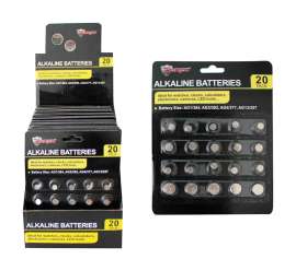 Diamond Visions MAX Force Alkaline Assorted 3 V Button Cell Battery 20 pk