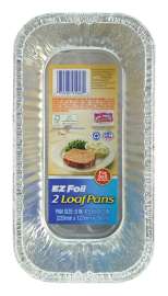 EZ Foil 5 in. W X 9 in. L Loaf Pan Silver