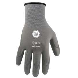 General Electric Unisex Dipped Gloves Gray XL 1 pair