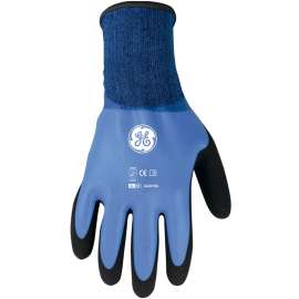 General Electric Unisex Dipped Gloves Black/Blue XL 1 pair
