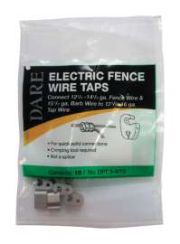 Dare Electric Fence Wire Tap Silver
