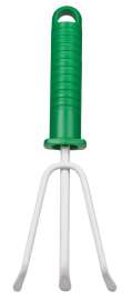Lawn & Garden 3 Tine Steel Hand Cultivator Poly Handle