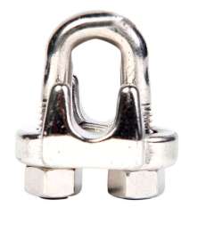 Campbell Polished Stainless Steel Wire Rope Clip