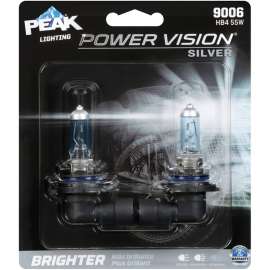 Peak Power Vision Silver Halogen High/Low Beam Automotive Bulb 9006 HB4 55W