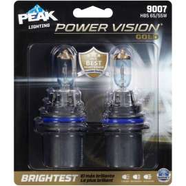 Peak Power Vision Gold High/Low Beam Automotive Bulb 9007 HB5 65/55W