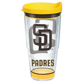 Tervis MLB 24 oz San Diego Padres Multicolored BPA Free Tumbler with Lid