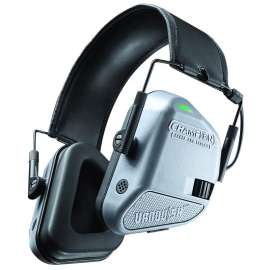 Champion Black/Gray Plastic Electronic Muff Hearing Protection 4 in.