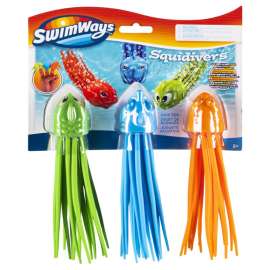 SwimWays Assorted Rubber Squidivers Dive Sticks