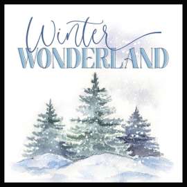 P Graham Dunn Winter Wonderland Sign 11 in.